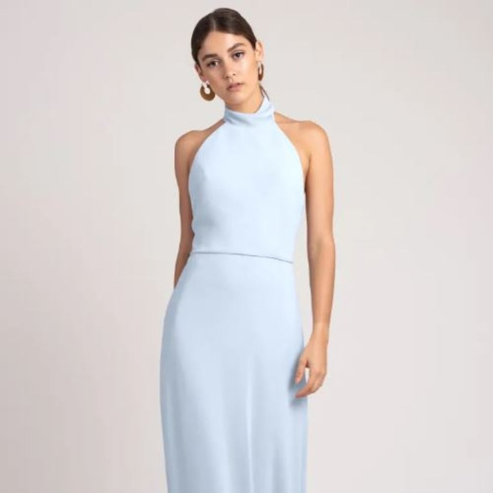 Jenny Yoo Brett Dress in Whisper Blue